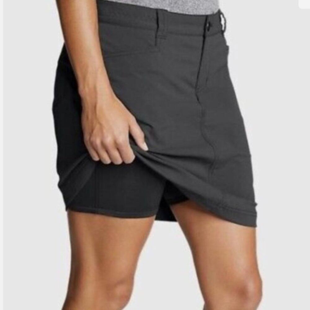 Eddie Bauer Grey Adventurer 2.0 Hiking Skort Women's Size 10